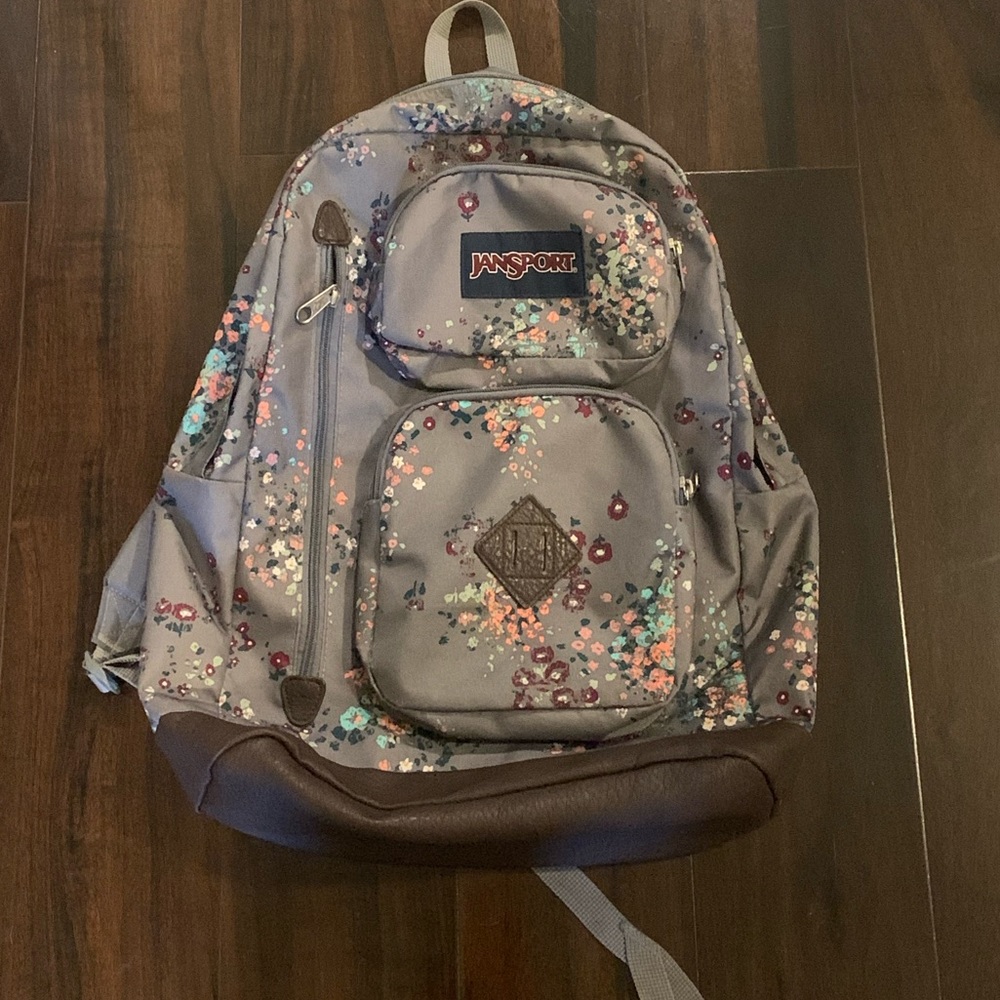 Floral Jansport backpack